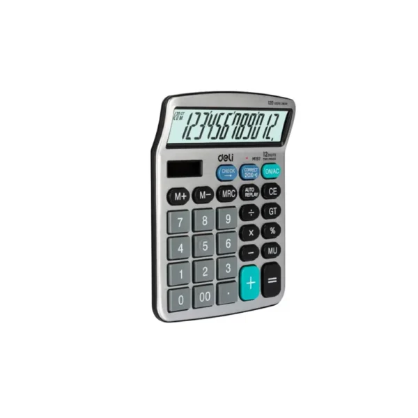 Deli M19710 — Calculatrice de Bureau Professionnelle 12 Chiffres