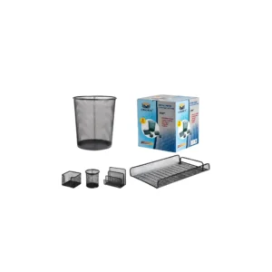 Crown 2036T — Ensemble de Bureau Métallique Premium (5 Pièces)