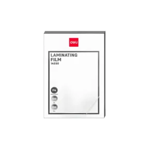 Deli 14330 — Film de Plastification A4+ 100 Microns (Lot Professionnel)