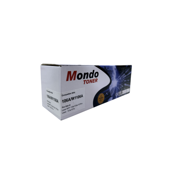 Toner 106A Toner Mondo 106A — Compatible HP W1106A / 106A — Impression Laser Haute Performance