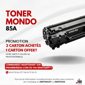 Offre Pack Toner Mondo 85A (CE285A) Noir – Compatible HP | Impression professionnelle